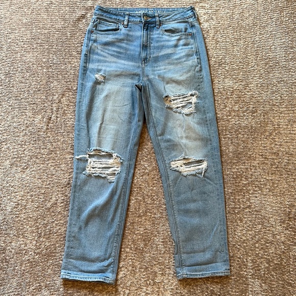 American Eagle Outfitters Denim - American Eagle Stretch Mom Straight Jean